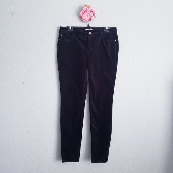 White House Black Market Pants - White House Black Market Black Velvet Pants